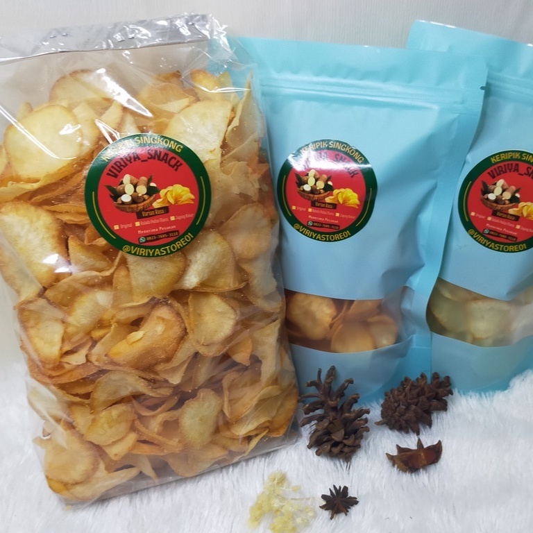 

Keripik Singkong / Keripik Singkong Gurih / Keripik Singkong Renyah / Cemilan / Keripik Singkong Viriyastore