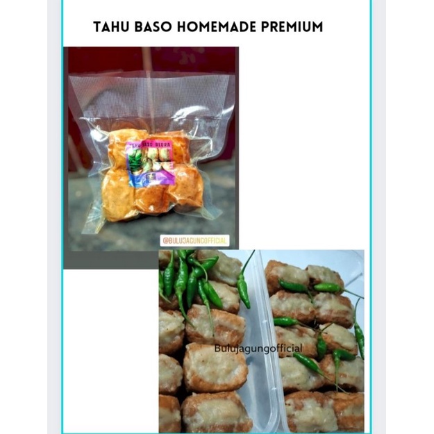 Tahu Baso/Tahu Bakso Premium Halal isi 10 Buah Kemasan Frozen