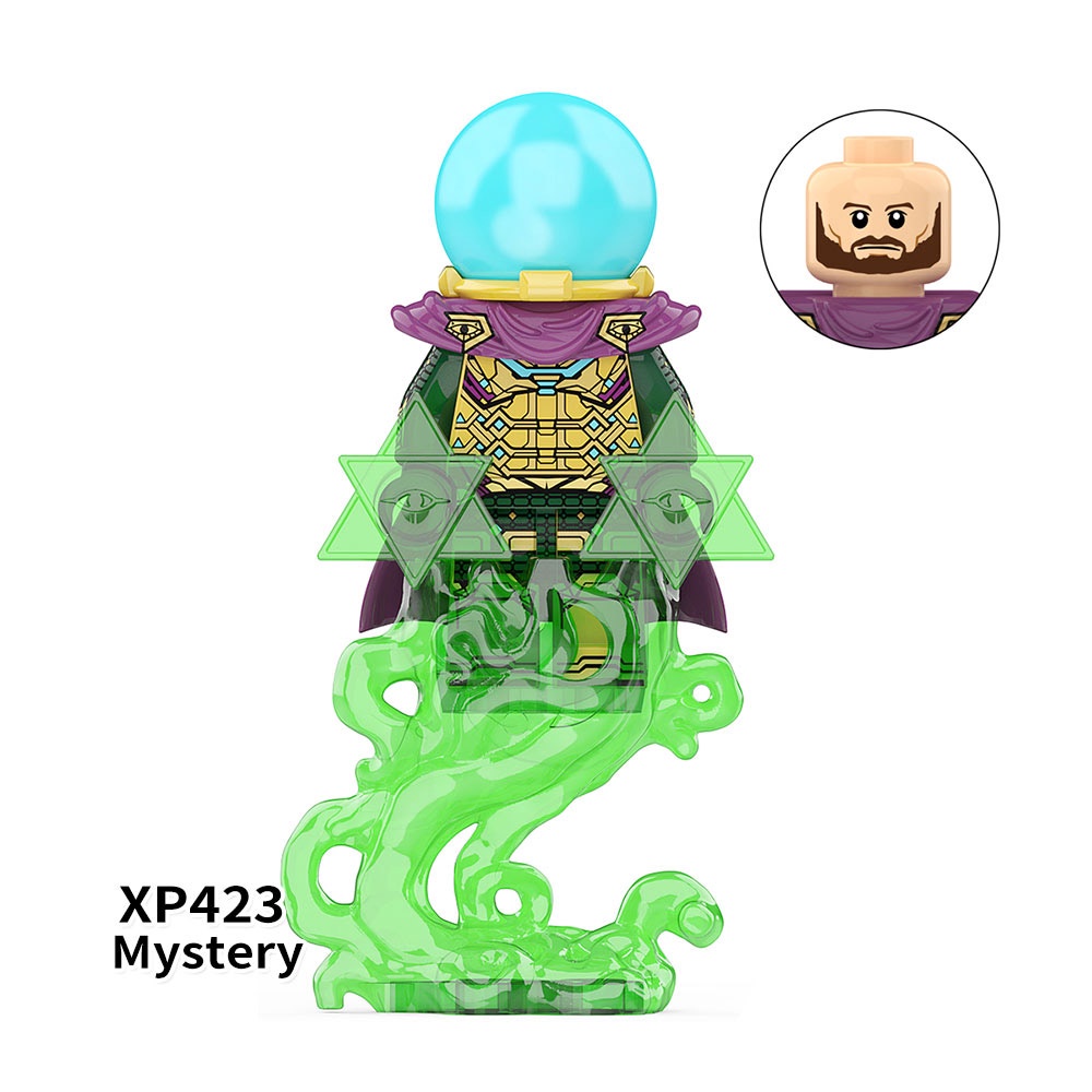 Spiderman minifigures Marvel building blocks KT1055 Doctor Strange Green Goblin Mainan minifigures