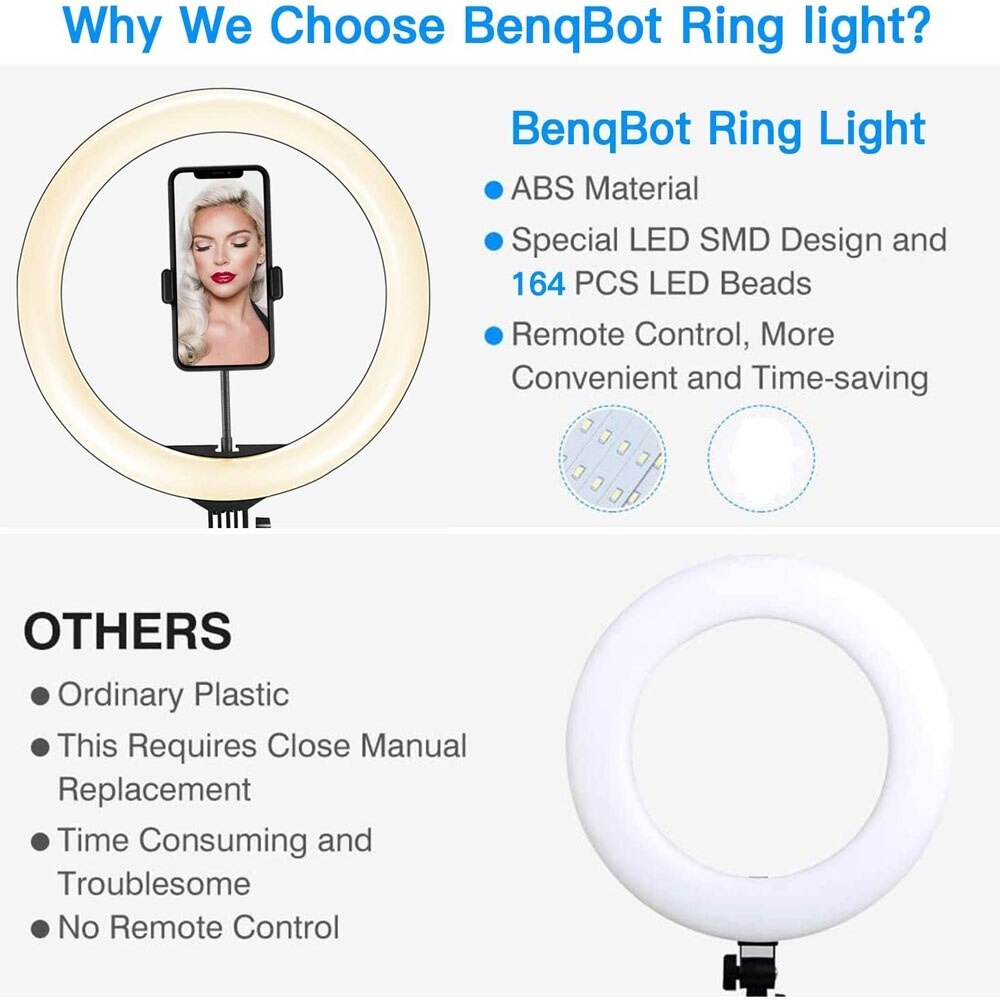 Lampu Ring Light 26cm Lampu Make Up Tripod Ring Light Set Ring Light MUA lAMPU Ring Light Selfie