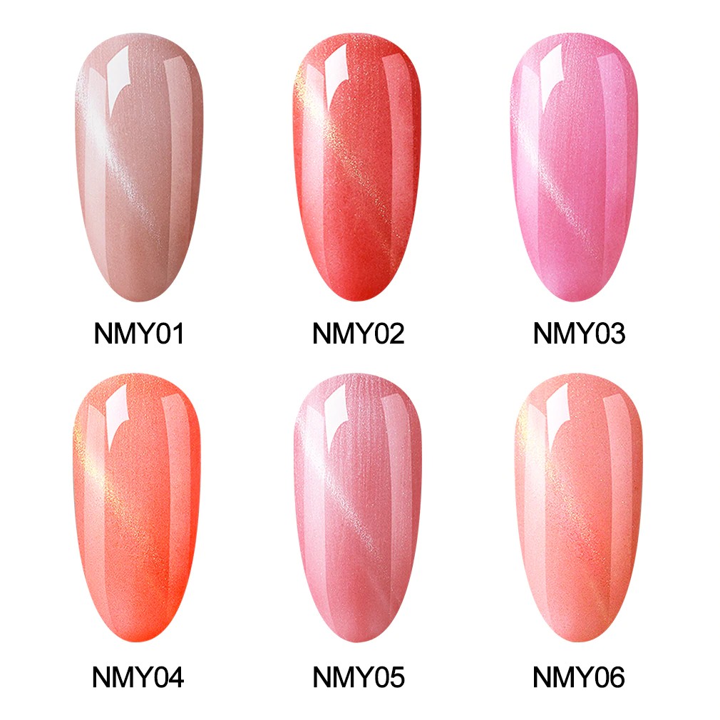 

Beau Gel 8ml 3D Cat Eyes Gel Polish Gel Nail Varnish Wine Red Cat Eye UV Magnet Hybrid Varnish