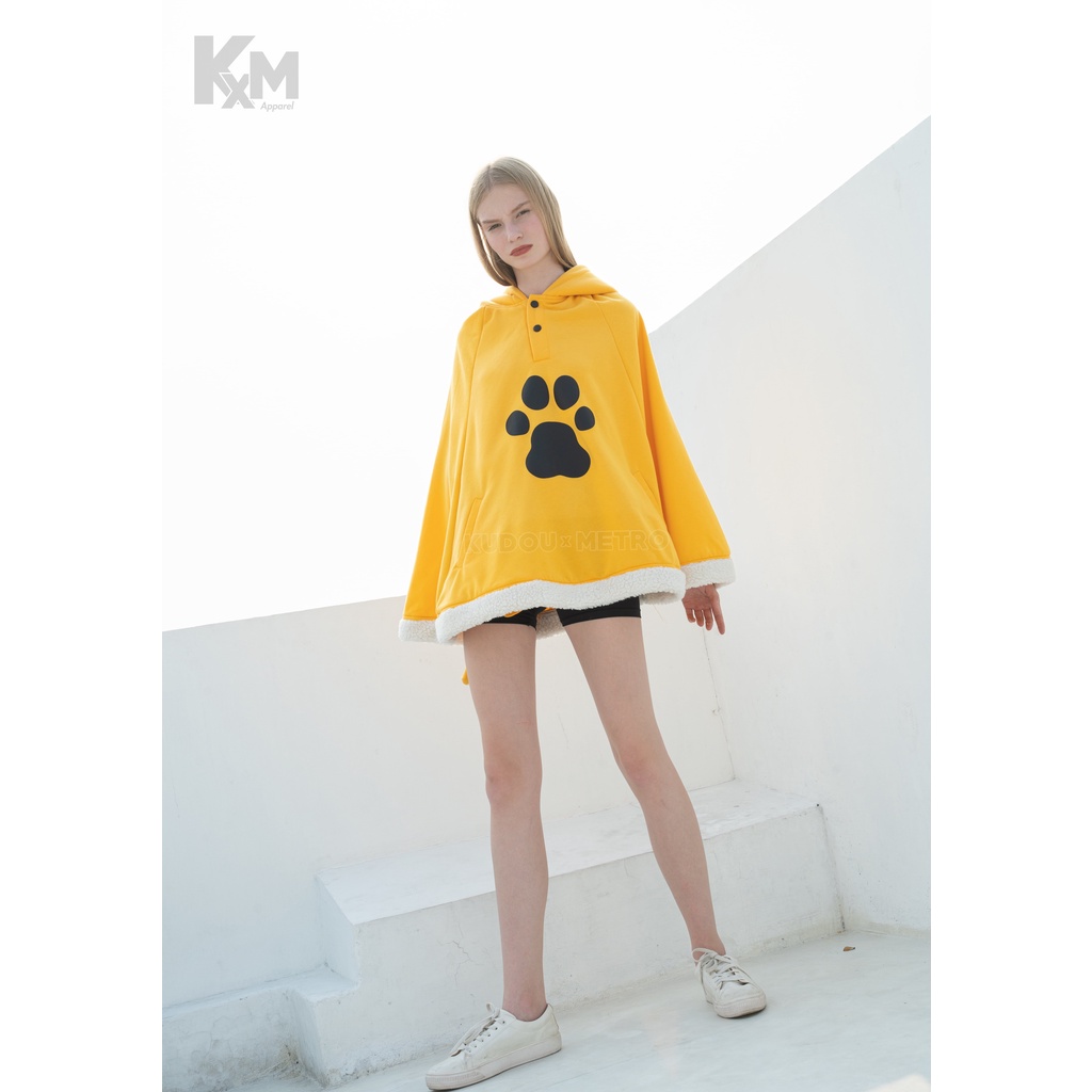 HOODIE NEKO OYEN KUCING OREN JUBAH NEKO ORANGE COSPLAY KAWAII