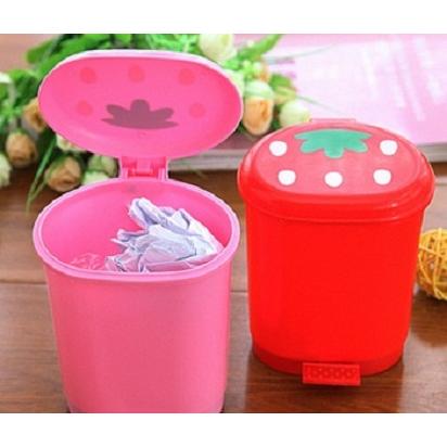 TONG / TEMPAT SAMPAH MEJA STRAWBERRY