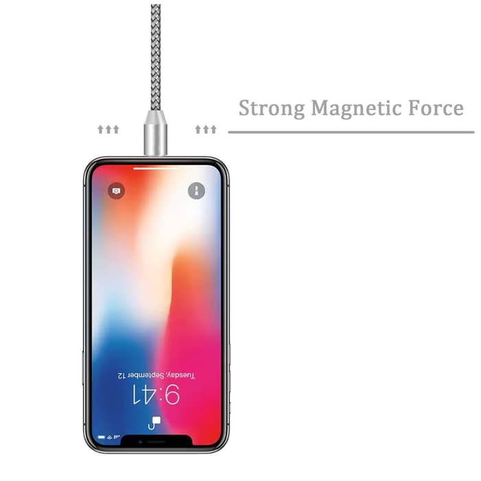 Kabel Data Magnetic Magnet Iphone / Magnetic Cable Lightning