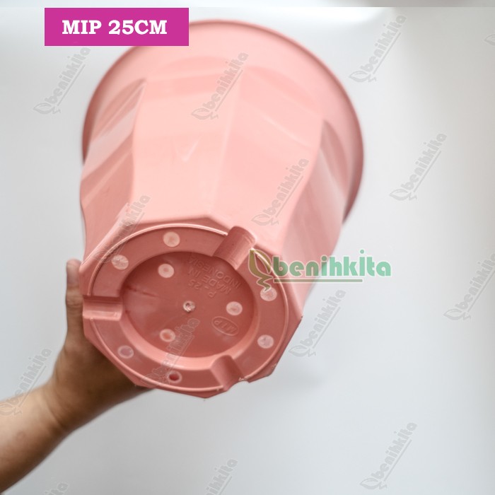 Pot Tanaman-Bunga Tinggi Warna 25cm (MIP)