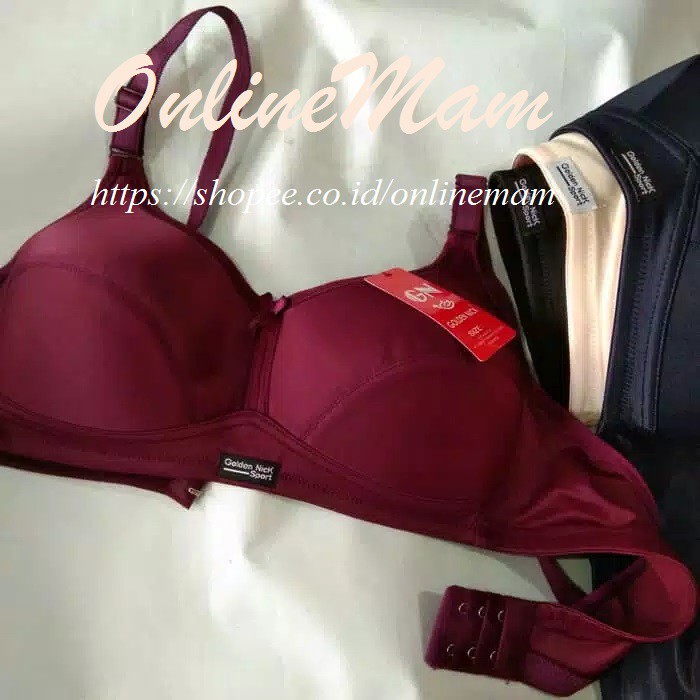 Bra Busa Tipis &amp; Tanpa Kawat GOLDEN NICK K364 / BH GN K 364