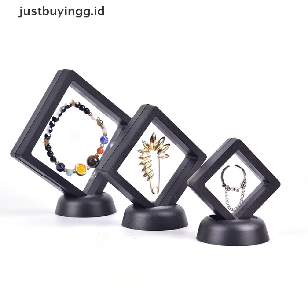 [justbuyingg.id] 3D Floating Frame Shadow Box Picture Frame Jewelry Display Protection Show Case ID