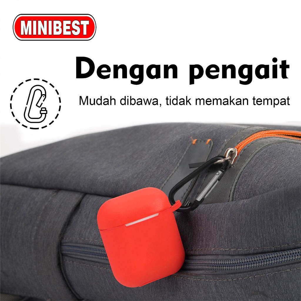 [MB] Case / Casing MB_Pods 2nd Generation (Premium Silicone Softcase + Free Hook) by Minibest Indonesia