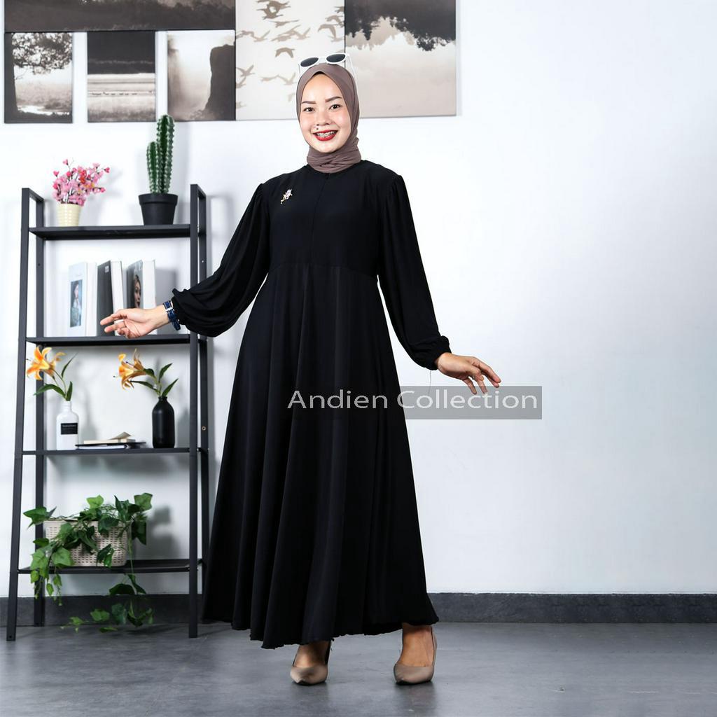 Gamis Umbrella Busui Friendly- Gamis Jersey- Dress Wanita- gamis busui- gamis jumbo