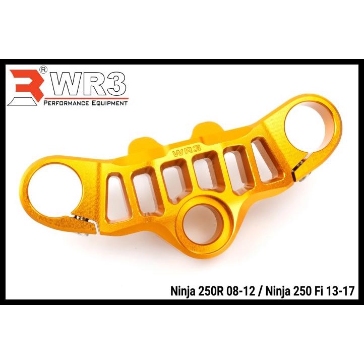 Segitiga Stang / Triple Clamp Wr3 Kawasaki Ninja 250 Fi / Ninja 250R