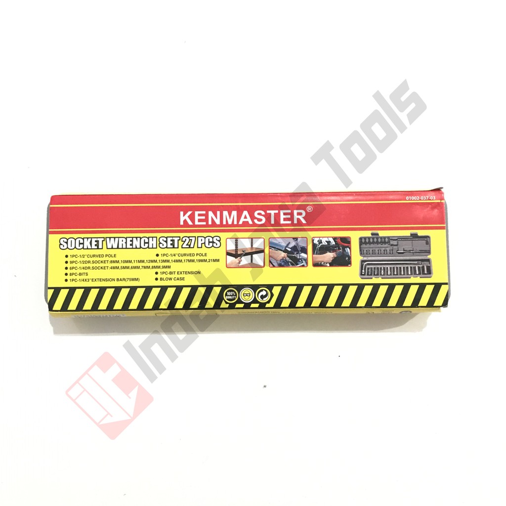 KENMASTER Kunci Sok Set 27 PCS - Sock Shock Motor Socket-2