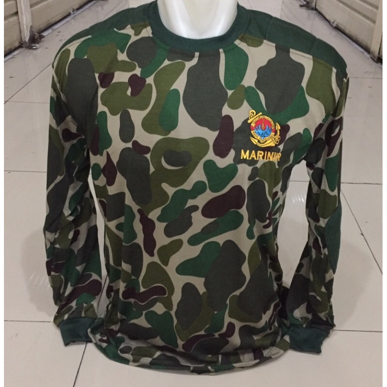 kaos loreng KKO Marinir/kaos KKO lengan panjang loreng
