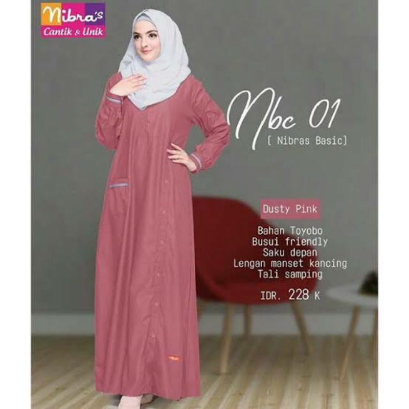 NIBRAS - NBC 01 dusty pink "S"