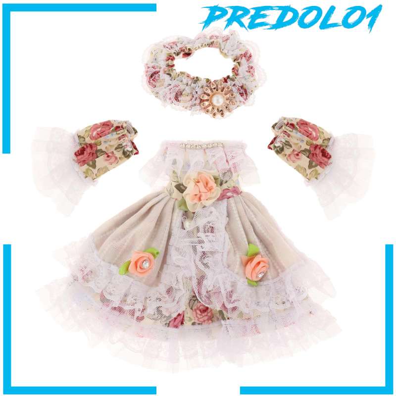 Predolo1 Dress Casual Aksesoris Boneka Bjd