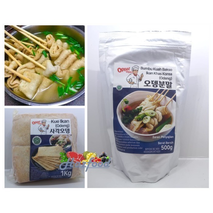 

Oppa Odeng emouk + Bumbu Saus kuah Soup Oden Odeng 500g