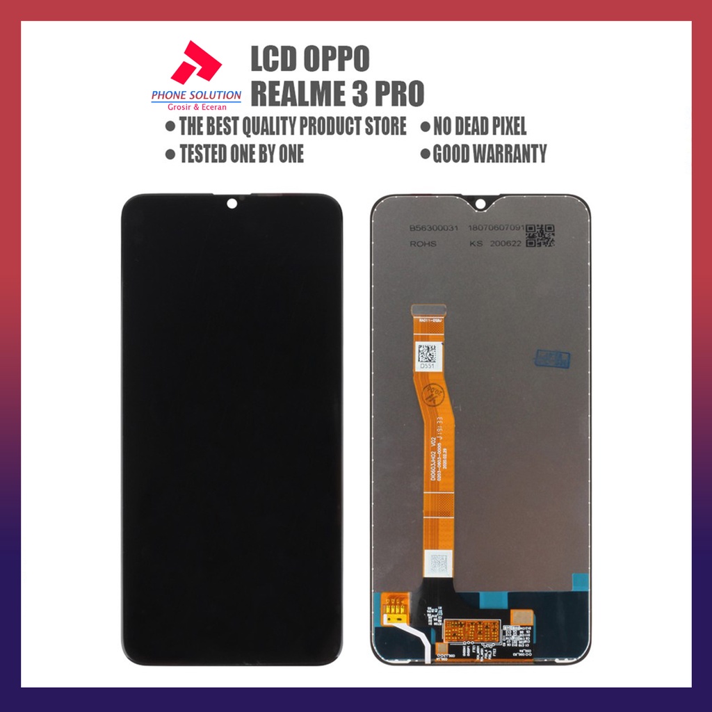 LCD Oppo Realme 3 Pro Fullset Touchscreen - Parts Kompatible Dengan Produk Oppo // Supplier LCD Oppo Realme 3 - Garansi 1 Bulan