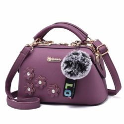 GT 1208 RISCE TAS DOKTOR GANTUNGAN POM-POM BUNGA IMPORT WANITA CEWEK EL 384 BQ 2013 GI 0786