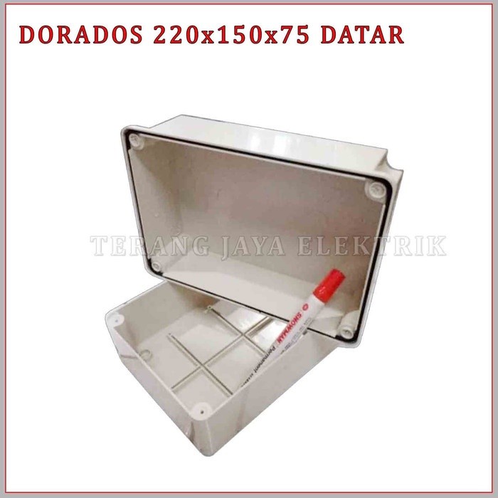 [Duradus-TEBAL] MASKO Duradus Putih datar POLOS Dorados Junction Box 220 x 150 x 120