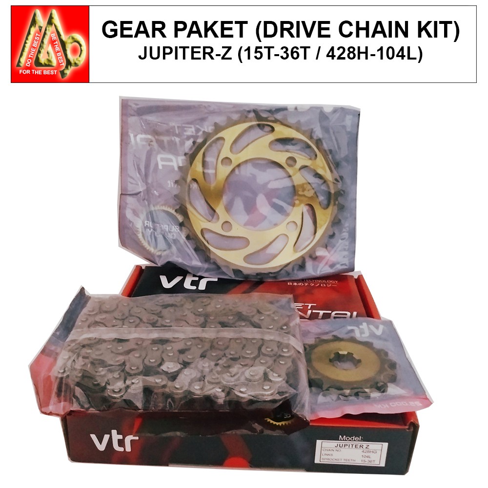 Jupiter-Z (36T) / Gear Paket (Drive Chain Kit) / VTR