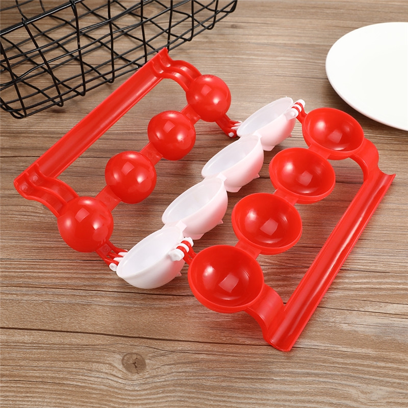 1Pcs Kitchen Meatballs Mold /  Homemade DIY Fish Ball Maker / Sushi Ice Cream Balls Mould /  Self Stuffing Food Cooking Ball Tool