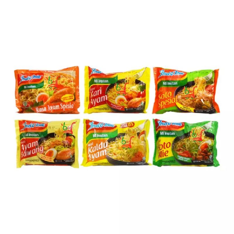 

Indomie kuah soto,kari,ayam bawang 70 gram