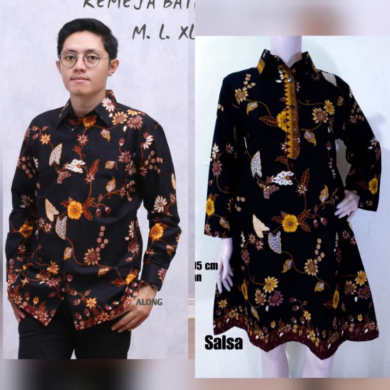 MAURA COUPLE BATIK EXCLUSIVE PRIA WANITA  / COUPLE ATASAN BATIK EXCLUSIVE