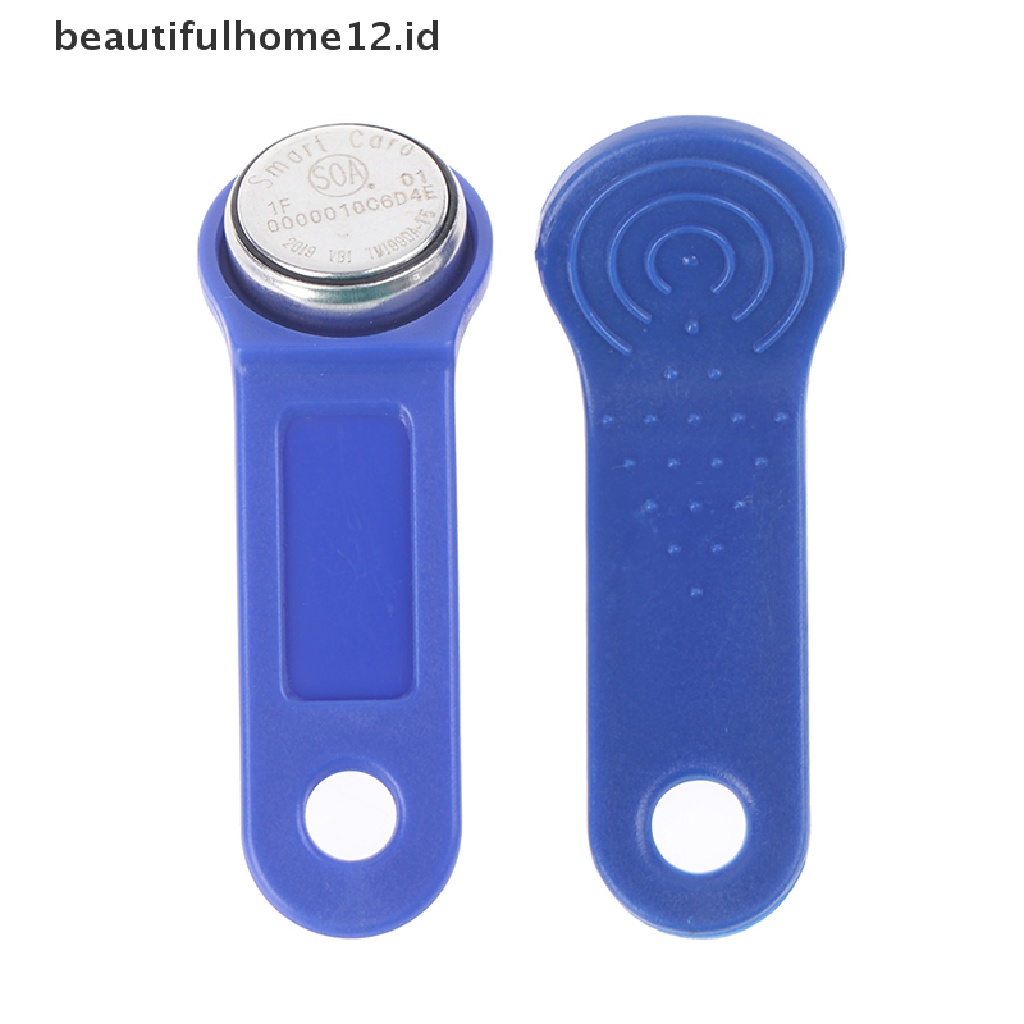 【beautifulhome12.id】 5Pcs DS1990A-F5 IButton I-Button 1990A-F5 Electronic Key IB Tag Cards Fobs Cards .