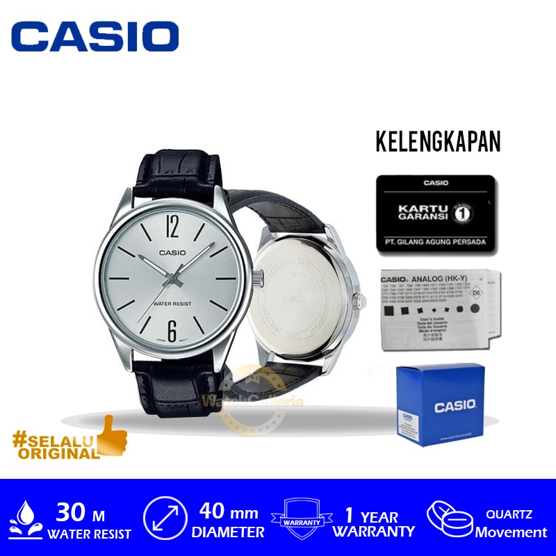 Casio General Analog Man MTP-V005L-7BUDF/MTP-V005L-7BUDF/MTP-V005L