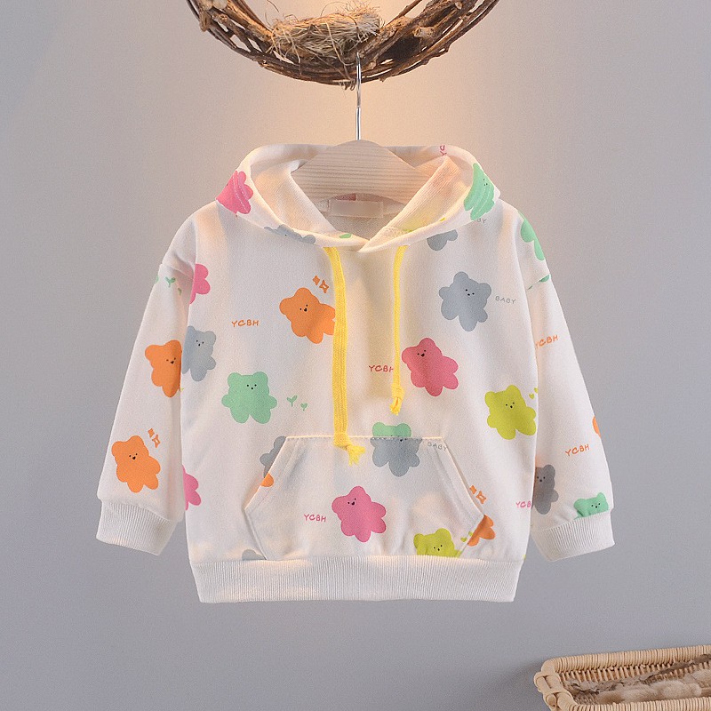 HOODIE JAKET BAYI BAJU PAKAIAN ANAK PEREMPUAN USIA 0-3 TAHUN MOTIF AWAN KARTUN BINTANG CANTIK IMPOR