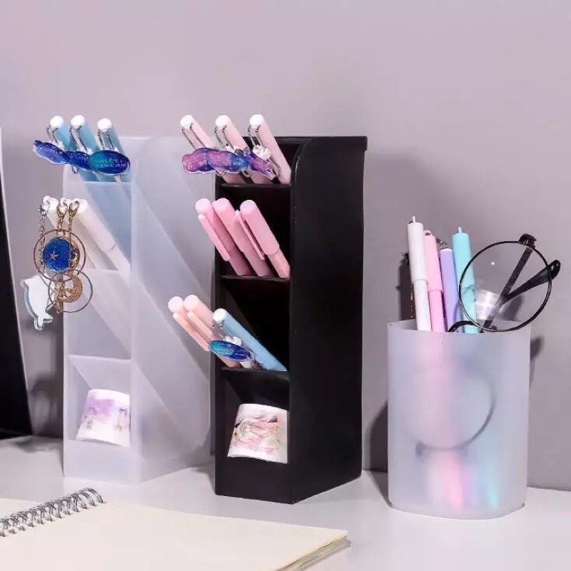 Rak Pensil 4 Tingkat Serbaguna Stand Orgniser Rak Pulpen / Pensil / Kosmetik Rak Cosmetik