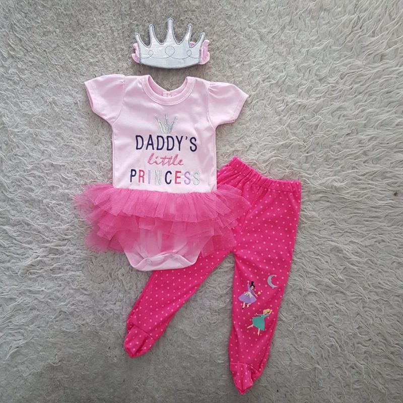 Baju bayi Mommy Little Princess jumper bayi-8