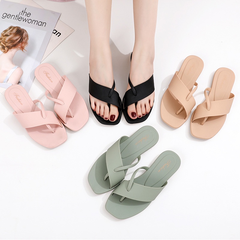 WJ0056 Sandal Wanita Fashion Murah / Sandal Jepit Slop Cewek