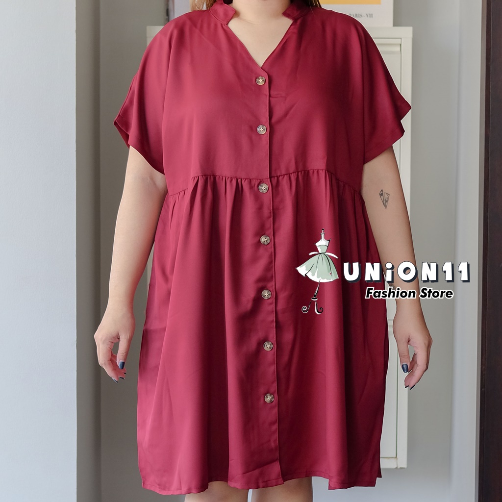 UNION11 - DRESS WANITA JUMBO XXXL / DRESS JUMBO WANITA LD 120 / BAJU JUMBO WANITA / DRESS BIG SIZE WANITA JOVAN