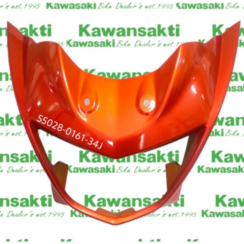 batok lampu ninja r orange