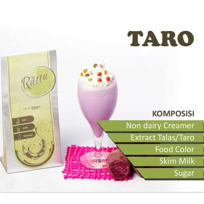 

BISA BAYAR DITEMPAT Rattu Beverage Taro