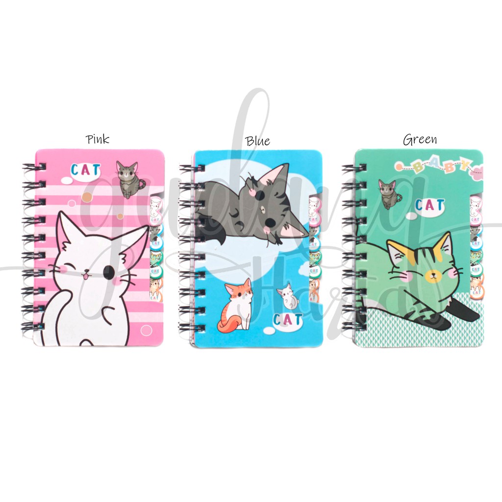 Notebook Kucing Cat Lucu Memo Unik Notepad Lucu GH 308030