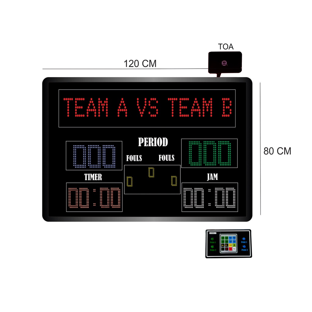 papan skor digital Futsal