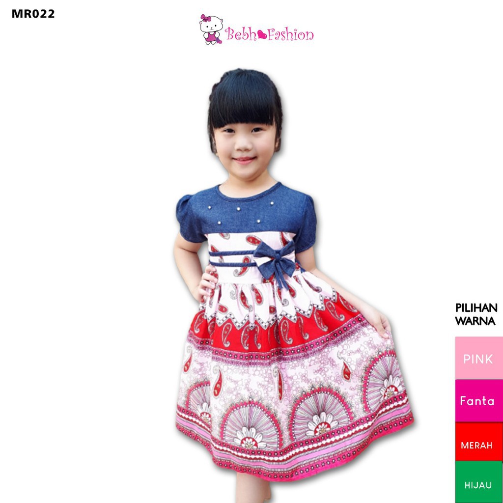  DRESS  KATUN ANAK  PEREMPUAN DRESS  ANAK  CEWEK  BAJU CEWEK  