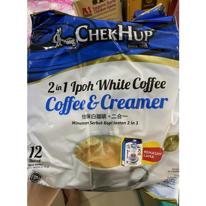 

KOPI CHEK HUP 2 IN 1 ISI 15 IPOH WHITE COFFEE ORIGINAL CHEKHUP 2IN1
