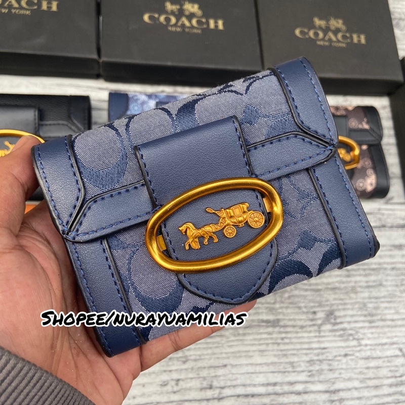 Dompet coach import dompet wanita branded dompet kartu coach dompet koin dompet lipat wanita