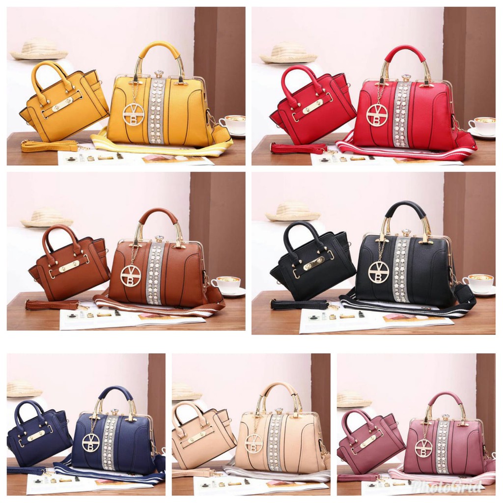 Vb Behel Swarovski 5712 DEN set mini swagger TAS IMPORT TAS BEHEL TAS BRANDED WANITA TAS VICTORIA