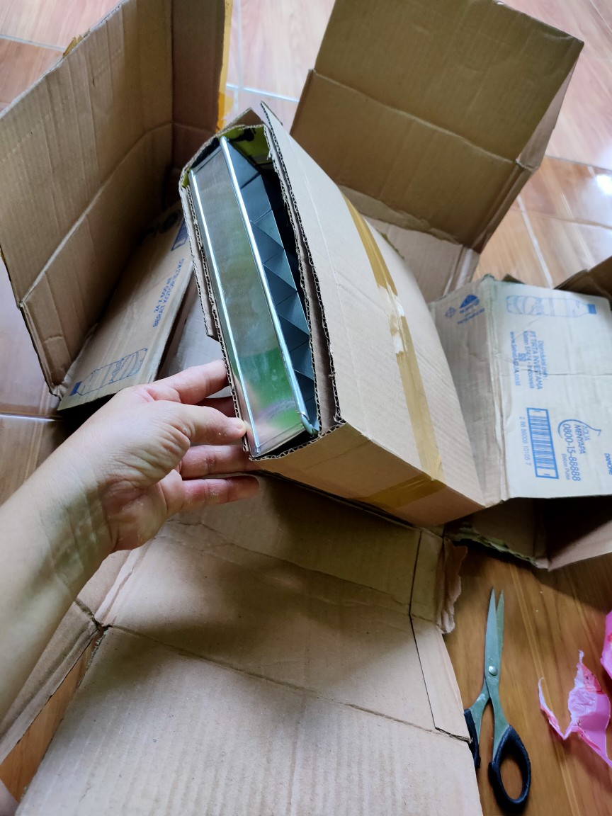 Loyang Brownies Sekat (kotak Persegi Panjang Sekat Loyang Bolu Kukus Panggang Loyang Kue Bolu