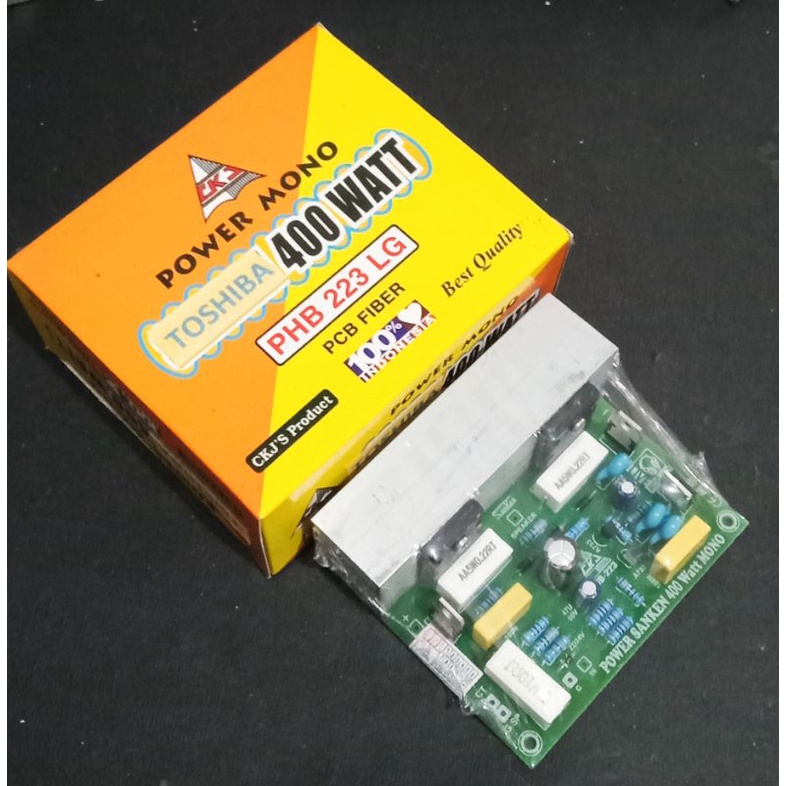 Power Mono SANKEN 400 WATT PHB 223 LG PCB Fiber