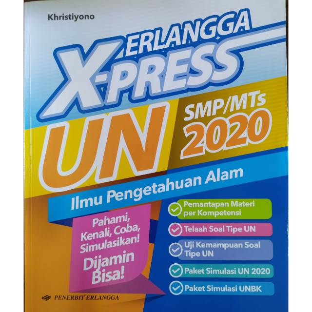 Erlangga X Press Un Ipa Smp Mts 2020 Soal Soal Un Smp Ipa Shopee Indonesia