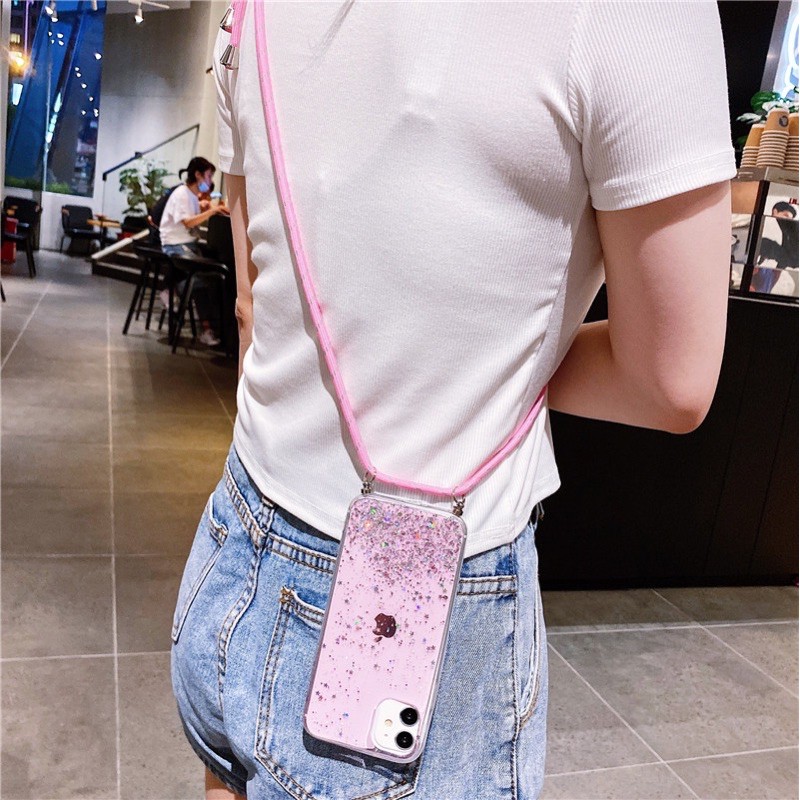 Glitter Case iPhone Oppo Vivo Xiaomi Samsung Huawei M20 M51 F11 A15  V20 A31 A92 A91 A52 A12 M21 M11