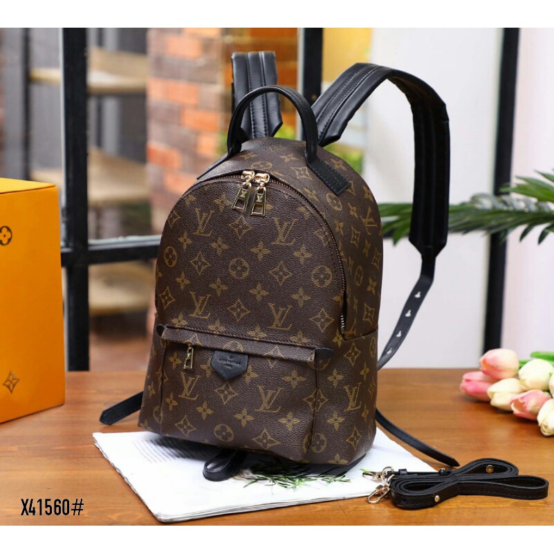 Tas LV Louis Vuitton Palm Springs Backpack X41560  LOP 101  batam impor original fashion branded