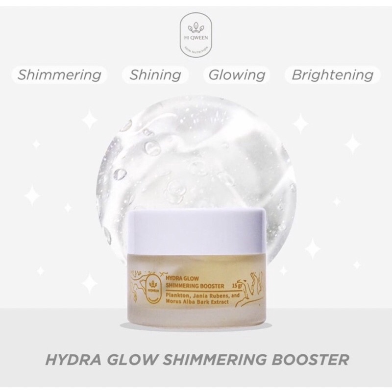 [READY STOCK&amp;FREE GIFT] HIQWEEN HYDRAGLOW SHIMMERING BOOSTER // MOISTURIZER HIQWEEN