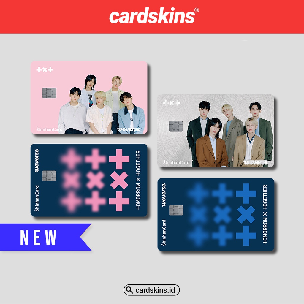 TXT SPECIAL HOLOGRAM LOVE | GARSKIN / STICKER KARTU ATM / SKIN KARTU ATM / DEBIT / CREDIT / EMONEY / FLAZZ | CARDSKINS