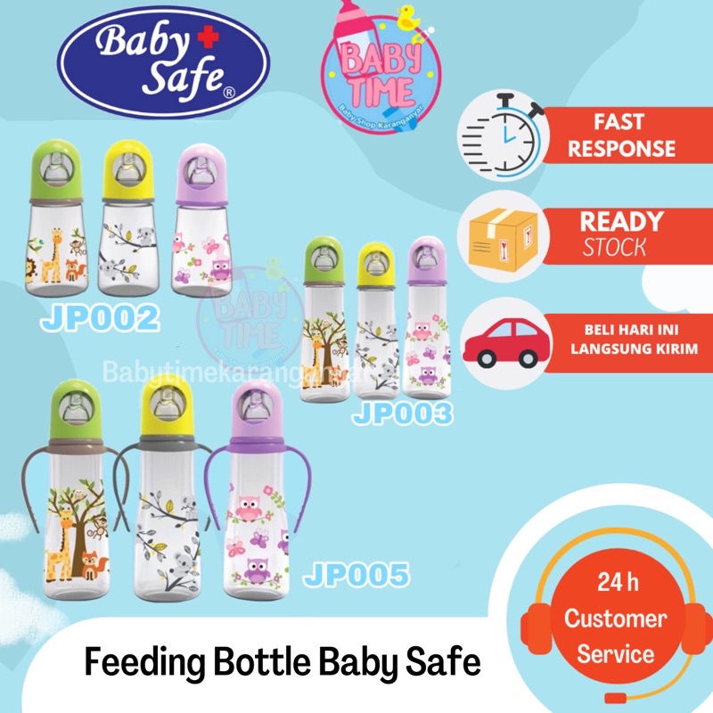 Baby Safe JP002 JP003 JP005 Feeding Bottle with Handle 250ml / BOTOL SUSU BAYI BABYSAFE