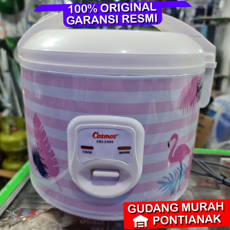 Rice cooker Cosmos CRJ 3305 1,8 Liter / Magic com Cosmos CRJ 3305 1,8 Liter /penanak nasi